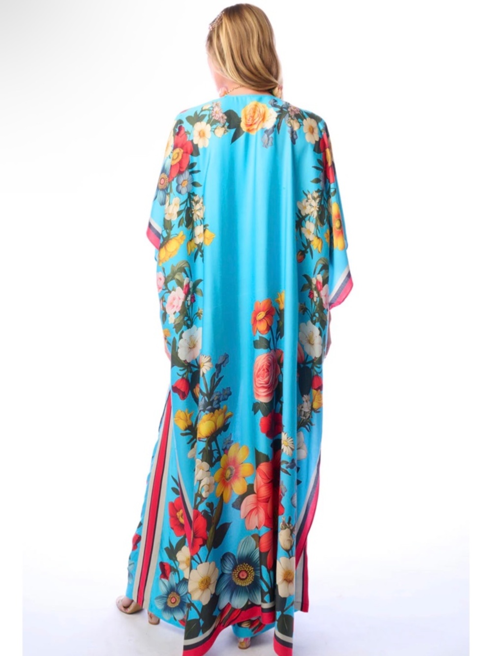 Aratta Floral Garden Maxi Kimono - Picture 4 of 8